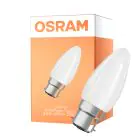 Osram Parathom Classic LED B22d Kerze Fadenlampe Matt 4.8W 470lm - 827 Extra Warmweiß | Dimmbar - Ersatz Für 40W