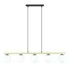 Emibig Pendelleuchte Allora Stahl Schwarz | Geeignet für 5x E14 - Max 10W