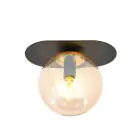 Emibig Deckenleuchte Plaza Stahl Schwarz | Geeignet für 1x E14 - Max 10W