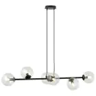 Emibig Pendelleuchte Rossi Stahl Schwarz | Geeignet für 6x E14 - Max 10W