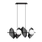 Emibig Pendelleuchte Drifton Stahl Schwarz | Geeignet für 4x E14 - Max 10W