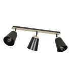 Emibig Deckenleuchte Atlas Stahl Schwarz | Geeignet für 3x E27 - Max 15W