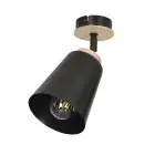 Emibig Deckenleuchte Atlas Stahl Schwarz | Geeignet für 1x E27 - Max 15W