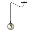 Emibig Pendelleuchte Gigi Stahl Schwarz | Geeignet für 1x E14 - Max 10W