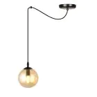 Emibig Pendelleuchte Gigi Stahl Schwarz | Geeignet für 1x E14 - Max 10W
