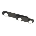 Emibig Deckenleuchte Stilo Stahl Schwarz | Geeignet für 3x GX53 - Max 12W