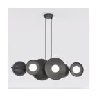 Emibig Pendelleuchte Volum Stahl Schwarz | Geeignet für 6x G9 - Max 8W