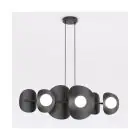 Emibig Pendelleuchte Elementi Stahl Schwarz | Geeignet für 6x G9 - Max 8W