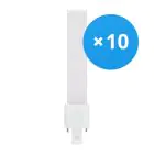 Mehrfachpackung 10x Ledvance Dulux-S LED 4W - 840 Kaltweiß | 2-Pins - Ersatz Für 9W