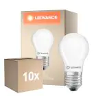Mehrfachpackung 10x Ledvance Classic LED E27 Birne Matt 3.4W 470lm - 827 Extra Warmweiß | Ersatz Für 40W