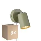 Mehrfachpackung 6x Nordlux Explore Wandleuchte Metall Grün | Geeignet für GU10