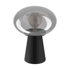Eglo Tischlampe Madonnina Stahl Schwarz | IP20 - Geeignet für 1x E27 
